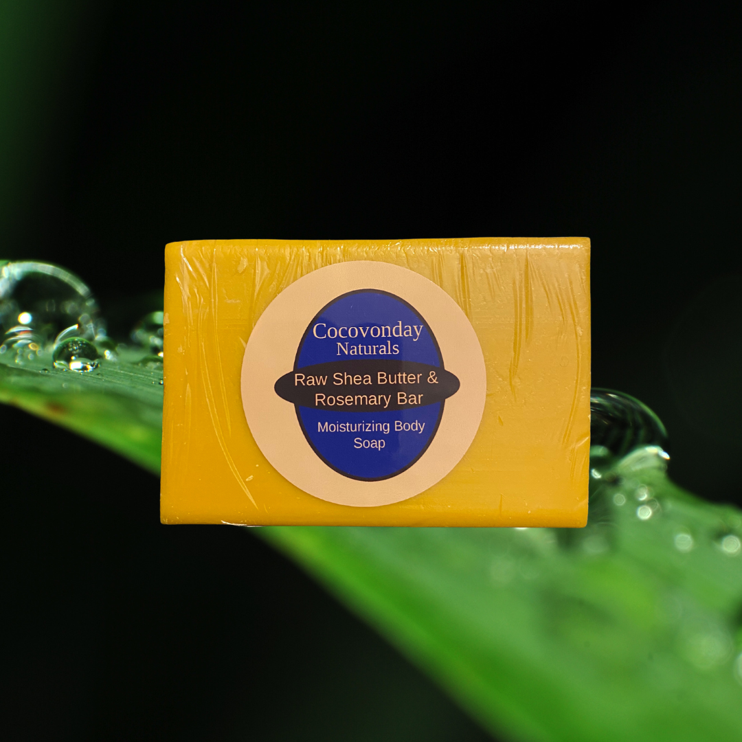 Raw Shea Butter & Rosemary Bar Moisturizing Body Soap